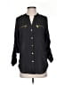 Calvin Klein 100% Polyester Black 3/4 Sleeve Blouse Size S (estimated) - photo 1