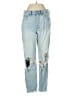 We the Free 100% Cotton Hearts Blue Jeans Size 27 waist - photo 1
