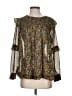 BA&SH 100% Polyester Gold Long Sleeve Blouse Size Sm (1) - photo 1