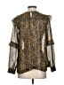 BA&SH 100% Polyester Gold Long Sleeve Blouse Size Sm (1) - photo 2