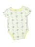 Little Beginnings Print Yellow Short Sleeve Onesie Size 0-3 mo - photo 2