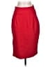 Express Solid Red Formal Skirt Size 4 - photo 1