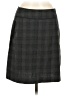 Daisy Fuentes Plaid Gray Formal Skirt Size 6 - photo 1