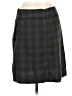 Daisy Fuentes Plaid Gray Formal Skirt Size 6 - photo 2