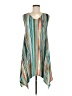 SJS Stripes Green Casual Dress Size M - photo 1