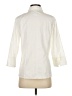 Talbots 100% Cotton Ivory 3/4 Sleeve Button-Down Shirt Size S - photo 2