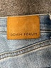 Denim Forum Solid Blue Jeans Size 30 waist - photo 7
