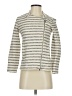 Caslon 100% Cotton Stripes Ivory Jacket Size XS - photo 1