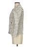 Caslon 100% Cotton Stripes Ivory Jacket Size XS - photo 5