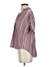 Madewell Stripes Pink Short Sleeve Blouse Size XXS - photo 5