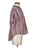 Madewell Stripes Pink Short Sleeve Blouse Size XXS - photo 4