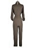 Lush 100% Rayon Solid Brown Jumpsuit Size S - photo 2