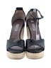 Tabitha Simmons Blue Black Wedges Size EU 41 - photo 2
