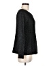 Ann Taylor LOFT Metallic Black Pullover Sweater Size M - photo 4