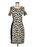 Stizzoli Animal Print Ivory Casual Dress Size 6 (estimated) - photo 1
