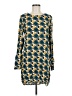 WAYF 100% Rayon Argyle Teal Casual Dress Size M - photo 1