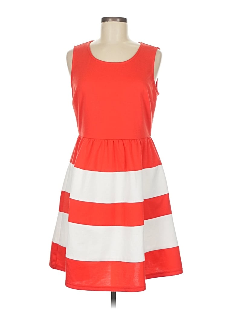 Pre-owned Charming Charlie Casual Dress In Orange