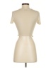 Zara Ivory Short Sleeve Top Size S - photo 2