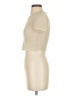 Zara Ivory Short Sleeve Top Size S - photo 5
