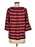 MICHAEL Michael Kors Stripes Red 3/4 Sleeve Top Size M - photo 2
