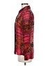 Etcetera 100% Silk Red Long Sleeve Silk Top Size 6 - photo 5