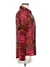 Etcetera 100% Silk Red Long Sleeve Silk Top Size 6 - photo 4