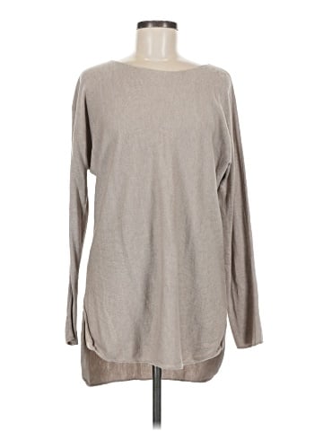 Joan Vass Pullover Sweater (view 1)