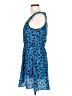 Reformed 100% Polyester Animal Print Blue Cocktail Dress Size L - photo 5
