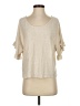 Max Studio Ivory Short Sleeve T-Shirt Size XS - photo 1