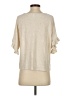 Max Studio Ivory Short Sleeve T-Shirt Size XS - photo 2