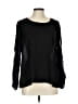 Charming Charlie 100% Polyester Black Long Sleeve Blouse Size L - photo 1