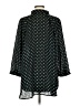 CAbi 100% Polyester Polka Dots Black 3/4 Sleeve Blouse Size M - photo 2