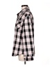 DAZY Plaid Pink Long Sleeve Blouse Size M - photo 5