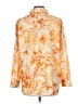Seven Wonders 100% Polyester Floral Orange Long Sleeve Blouse Size 8 - photo 2