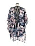 JACK 100% Polyester Blue Kimono One size - photo 2