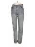 Goldsign Chevron-herringbone Gray Jeans Size 27 waist - photo 1