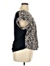 Perseption Concept 100% Polyester Animal Print Ivory Short Sleeve Blouse Size XL - photo 4