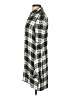 Lulus 100% Rayon Plaid Silver 3/4 Sleeve Blouse Size S - photo 5