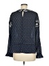 Jason Wu Blue Black Long Sleeve Blouse Size 6 - photo 2
