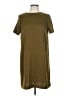 H&M Solid Brown Casual Dress Size 12 - photo 1
