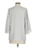 Three Eighty Two 100% Polyester Gray 3/4 Sleeve Blouse Size XS - photo 2