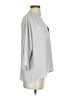 Three Eighty Two 100% Polyester Gray 3/4 Sleeve Blouse Size XS - photo 4