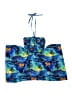 Assorted Brands 100% Polyester Tropical Blue Dress Size 2 - 5 - photo 1