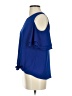 Veronica M. 100% Polyester Blue Short Sleeve Top Size XS - photo 5