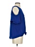 Veronica M. 100% Polyester Blue Short Sleeve Top Size XS - photo 4