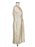 Anne Klein Metallic Silver Cocktail Dress Size 8 - photo 4