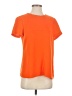 J.Crew 100% Polyester Orange Short Sleeve Top Size 4 - photo 1
