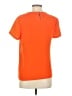 J.Crew 100% Polyester Orange Short Sleeve Top Size 4 - photo 2
