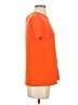 J.Crew 100% Polyester Orange Short Sleeve Top Size 4 - photo 4