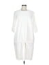Lands' End White Casual Dress Size M - photo 1